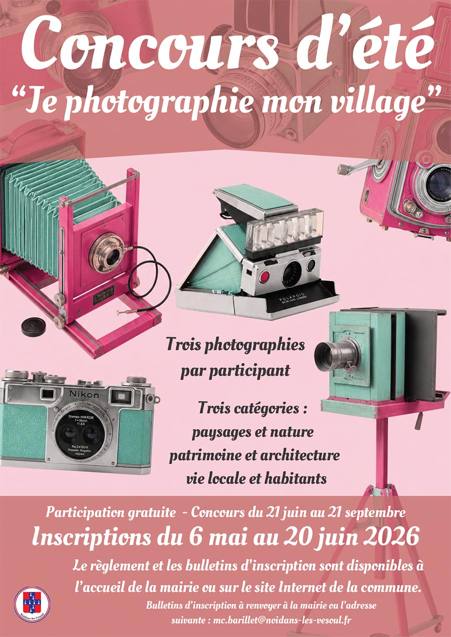 Grand concours de l’été : « Je photographie mon village. »